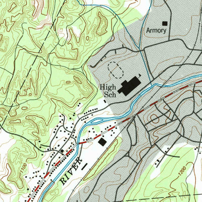United States Geological Survey Carbondale, PA (1994, 24000-Scale) digital map