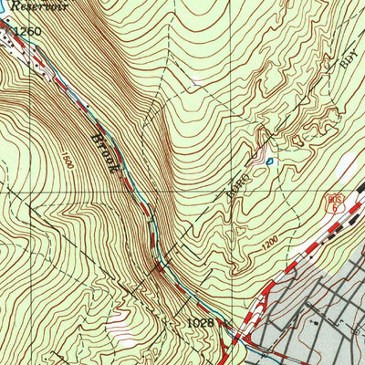United States Geological Survey Carbondale, PA (1999, 24000-Scale) digital map