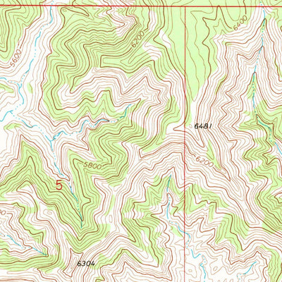 United States Geological Survey Carbonera, CO (1968, 24000-Scale) digital map