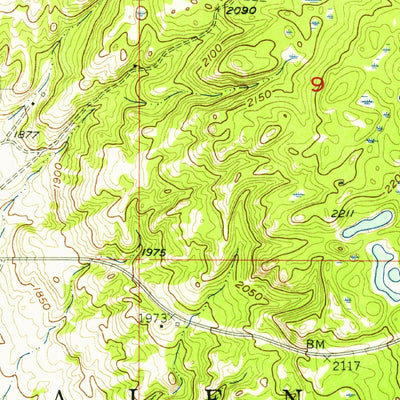 Carbury, ND (1956, 24000-Scale) Map by United States Geological Survey ...