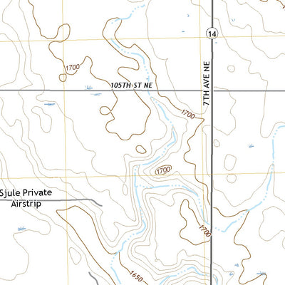 United States Geological Survey Carbury, ND (2020, 24000-Scale) digital map