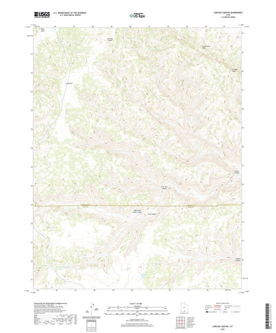 United States Geological Survey Carcass Canyon, UT (2020, 24000-Scale) digital map