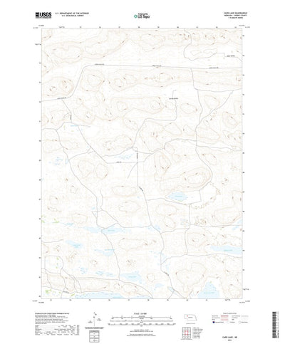 United States Geological Survey Card Lake, NE (2021, 24000-Scale) digital map