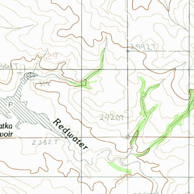 United States Geological Survey Carda Coulee, MT (1983, 24000-Scale) digital map