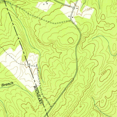 United States Geological Survey Cardiff, TN (1952, 24000-Scale) digital map