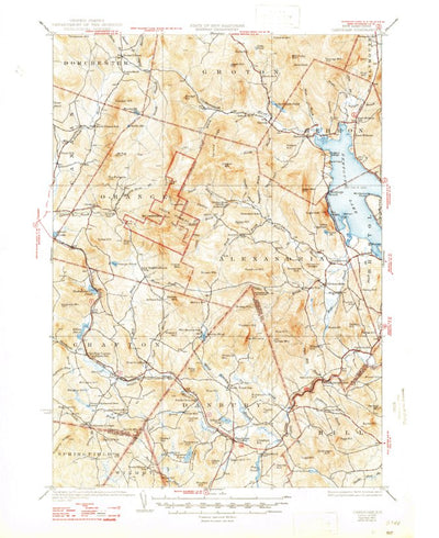 United States Geological Survey Cardigan, NH (1930, 62500-Scale) digital map