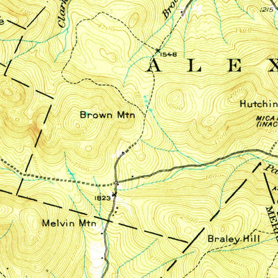 United States Geological Survey Cardigan, NH (1956, 62500-Scale) digital map