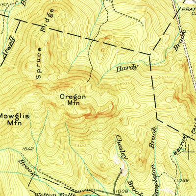 United States Geological Survey Cardigan, NH (1956, 62500-Scale) digital map