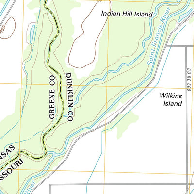 United States Geological Survey Cardwell, MO-AR (2010, 24000-Scale) digital map