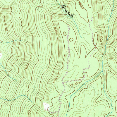 United States Geological Survey Cardwell Mountain, TN (1957, 24000-Scale) digital map