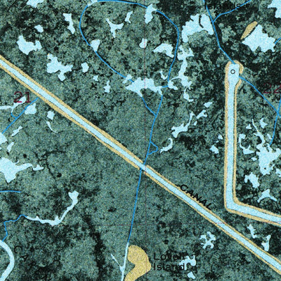 United States Geological Survey Carencro Bayou, LA (1974, 24000-Scale) digital map