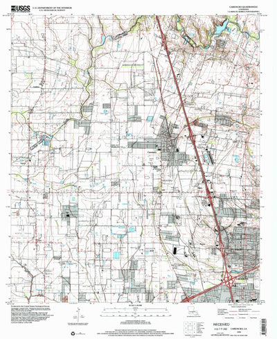 United States Geological Survey Carencro, LA (1998, 24000-Scale) digital map