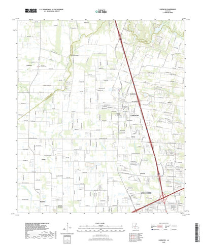 United States Geological Survey Carencro, LA (2020, 24000-Scale) digital map