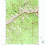 United States Geological Survey Carey Dome, ID (1995, 24000-Scale) digital map