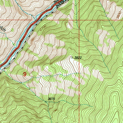 United States Geological Survey Carey Dome, ID (1995, 24000-Scale) digital map