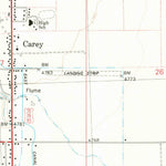 United States Geological Survey Carey, ID (1979, 24000-Scale) digital map