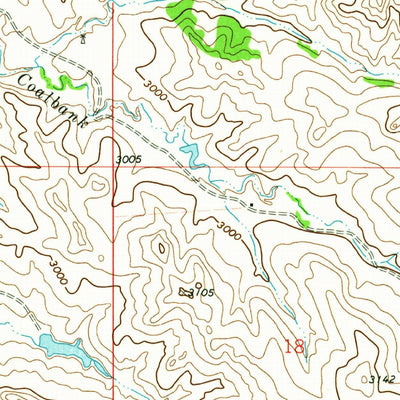 United States Geological Survey Carey-Malone School, MT (1973, 24000-Scale) digital map