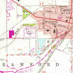 United States Geological Survey Carey, OH (1961, 24000-Scale) digital map