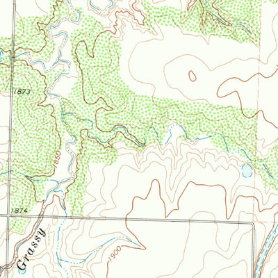 United States Geological Survey Carey, TX (1967, 24000-Scale) digital map