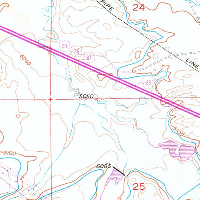 United States Geological Survey Careyhurst, WY (1949, 24000-Scale) digital map