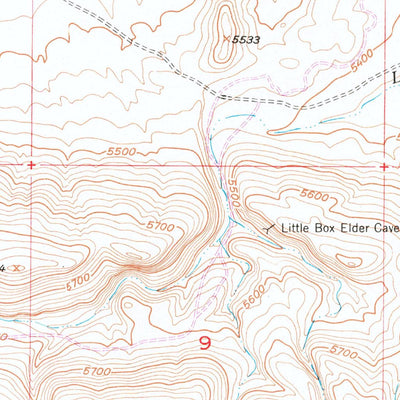 United States Geological Survey Careyhurst, WY (1949, 24000-Scale) digital map