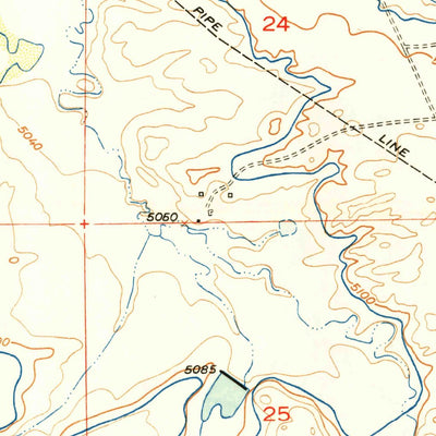 United States Geological Survey Careyhurst, WY (1950, 24000-Scale) digital map