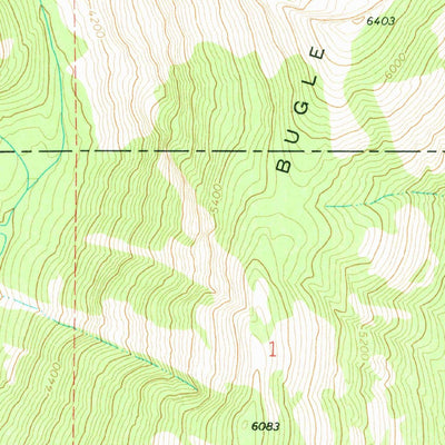 United States Geological Survey Caribou Creek, ID (1969, 24000-Scale) digital map
