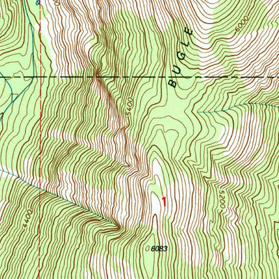 United States Geological Survey Caribou Creek, ID (1996, 24000-Scale) digital map