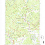 United States Geological Survey Caribou Creek, WY (1993, 24000-Scale) digital map