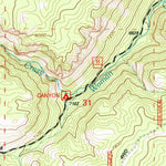 United States Geological Survey Caribou Creek, WY (1993, 24000-Scale) digital map