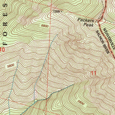 United States Geological Survey Caribou Lake, CA (2001, 24000-Scale) digital map