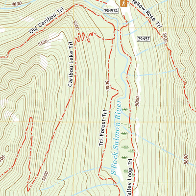 United States Geological Survey Caribou Lake, CA (2022, 24000-Scale) digital map