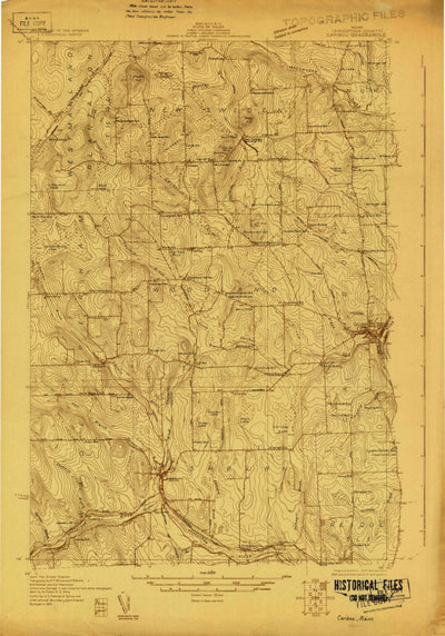 United States Geological Survey Caribou, ME (1929, 48000-Scale) digital map
