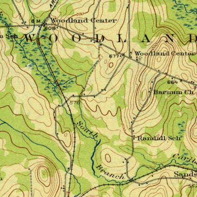United States Geological Survey Caribou, ME (1932, 62500-Scale) digital map