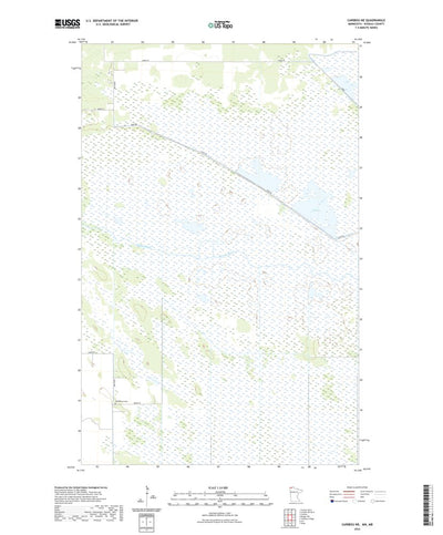 United States Geological Survey Caribou NE, MN (2022, 24000-Scale) digital map