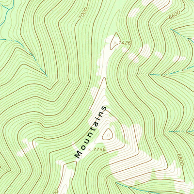 United States Geological Survey Caribou Peak, MT (1968, 24000-Scale) digital map