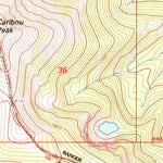 United States Geological Survey Caribou Peak, MT (2001, 24000-Scale) digital map