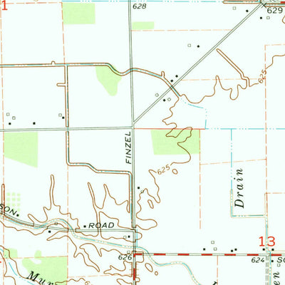 United States Geological Survey Carleton, MI (1967, 24000-Scale) digital map