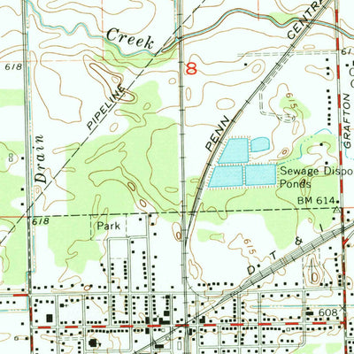 United States Geological Survey Carleton, MI (1967, 24000-Scale) digital map