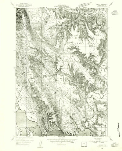 United States Geological Survey Carlile, WY (1954, 24000-Scale) digital map