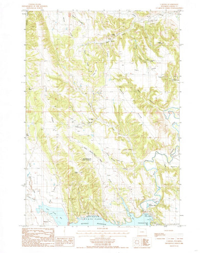 United States Geological Survey Carlile, WY (1984, 24000-Scale) digital map