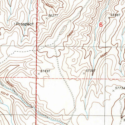 United States Geological Survey Carlin East, NV (1985, 24000-Scale) digital map