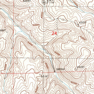 United States Geological Survey Carlin East, NV (1985, 24000-Scale) digital map