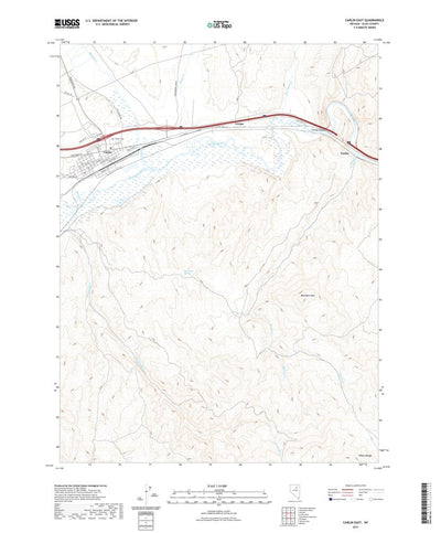 United States Geological Survey Carlin East, NV (2021, 24000-Scale) digital map