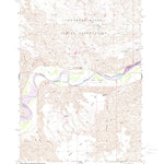 United States Geological Survey Carlin Flat, SD (1956, 24000-Scale) digital map