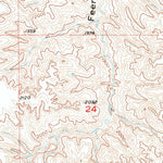 United States Geological Survey Carlin Flat, SD (1956, 24000-Scale) digital map