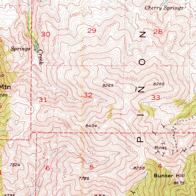 United States Geological Survey Carlin, NV (1952, 62500-Scale) digital map