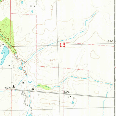 United States Geological Survey Carlinville West, IL (1979, 24000-Scale) digital map