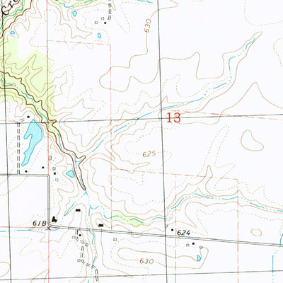United States Geological Survey Carlinville West, IL (1998, 24000-Scale) digital map