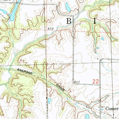 United States Geological Survey Carlinville West, IL (1998, 24000-Scale) digital map